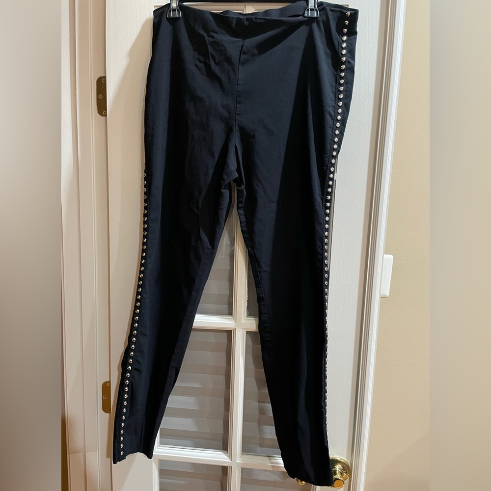 INC sz 16 black pointe pants